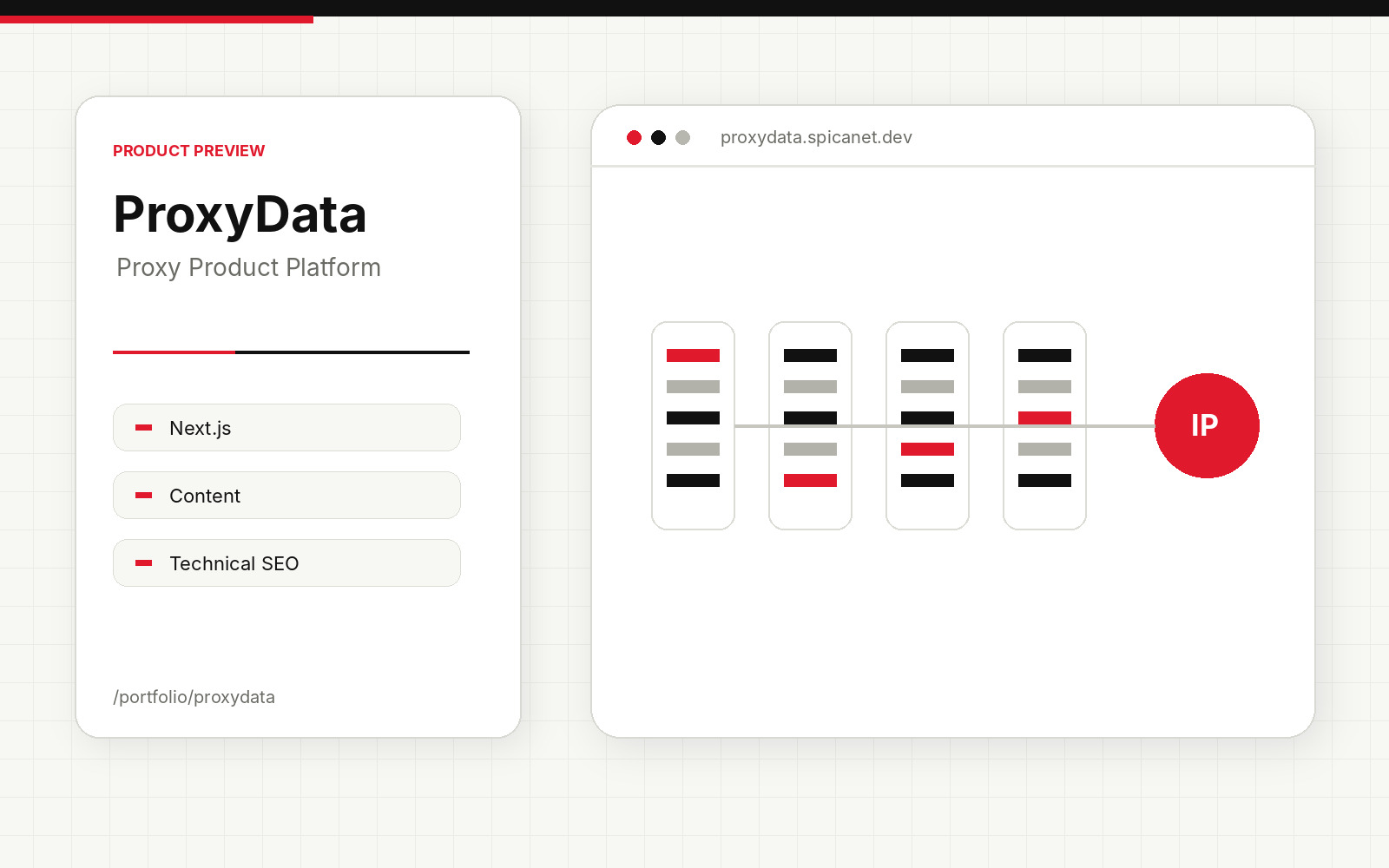 ProxyData project preview