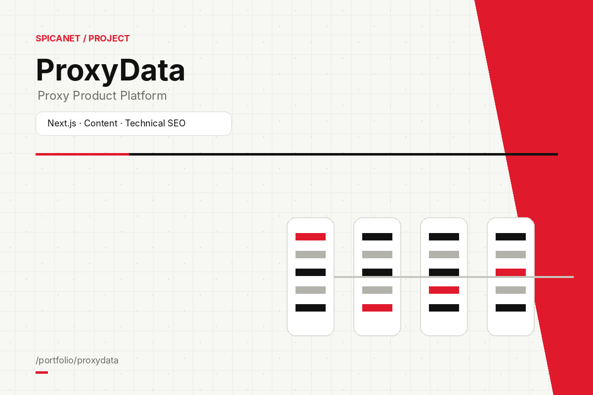 ProxyData — project cover